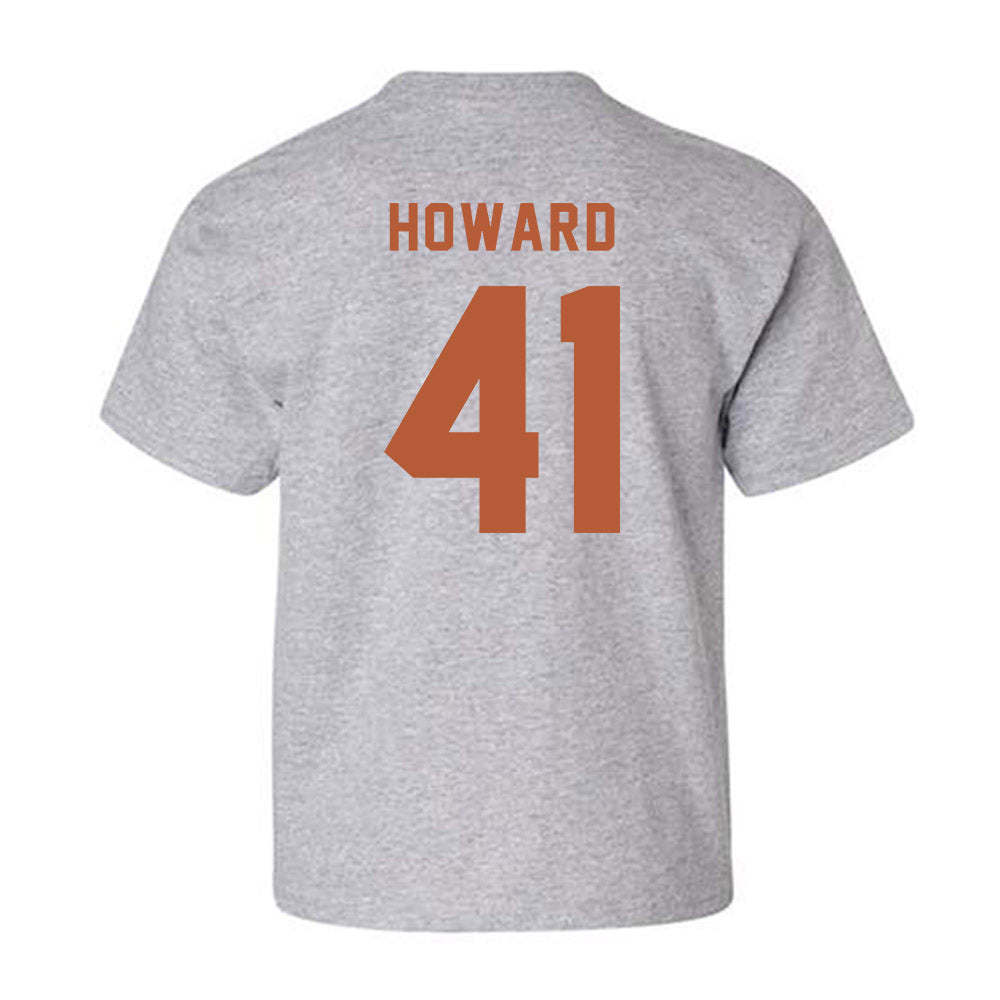 Texas - NCAA Baseball : Cody Howard - Classic Shersey Youth T-Shirt-1
