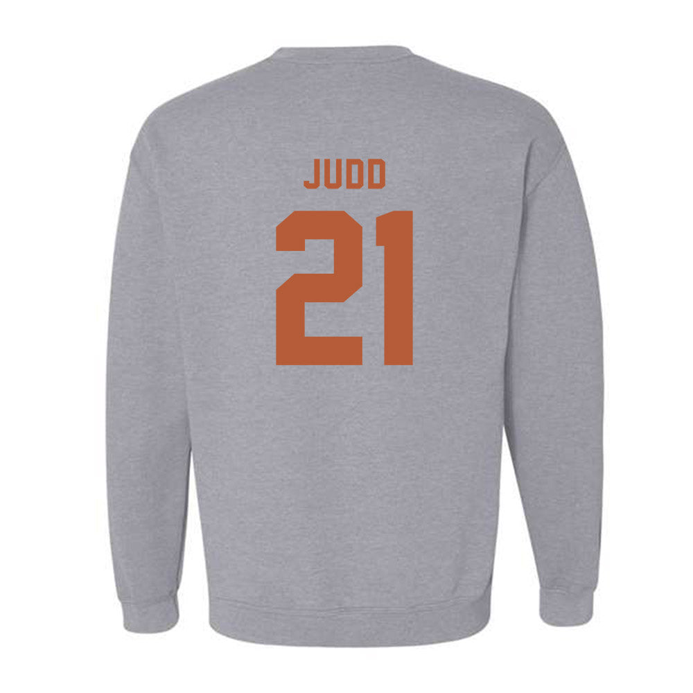Texas - NCAA Women's Basketball : Ashton Judd - Classic Shersey Crewneck Sweatshirt-1