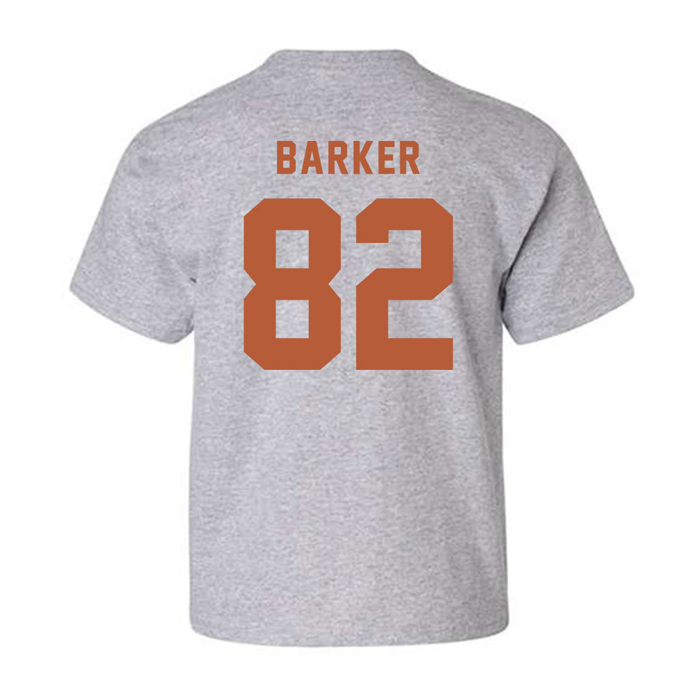 Texas - NCAA Football : Ridge Barker - Classic Shersey Youth T-Shirt-1