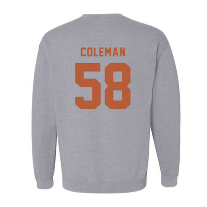 Texas - NCAA Football : Devin Coleman - Classic Shersey Crewneck Sweatshirt-1