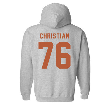 Texas - NCAA Football : Jackson Christian - Classic Shersey Hooded Sweatshirt-1