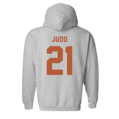 Texas - NCAA Women's Basketball : Ashton Judd - Classic Shersey Hooded Sweatshirt-1