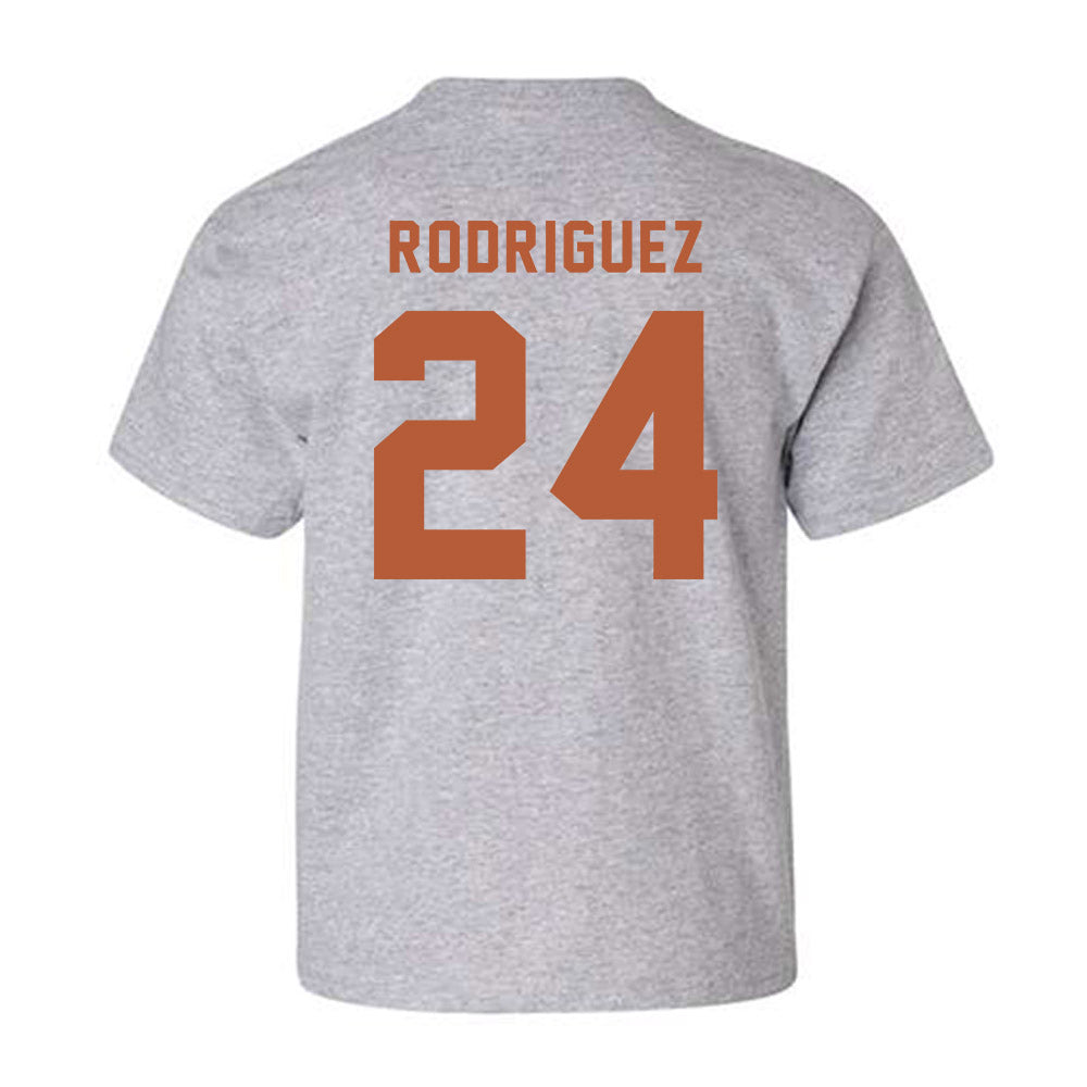 Texas - NCAA Baseball : Adrian Rodriguez - Classic Shersey Youth T-Shirt-1