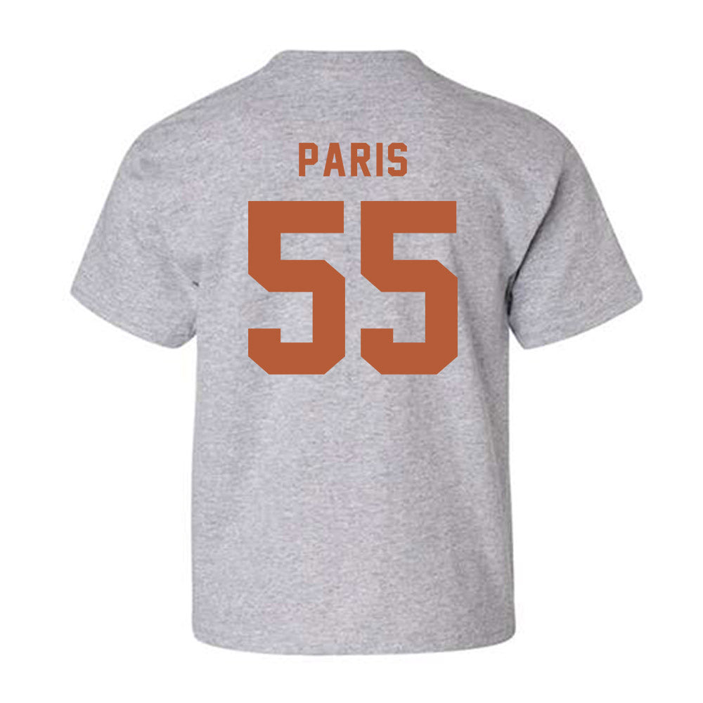 Texas - NCAA Baseball : Jack Paris - Classic Shersey Youth T-Shirt-1