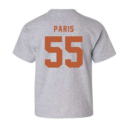 Texas - NCAA Baseball : Jack Paris - Classic Shersey Youth T-Shirt-1