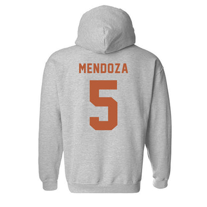 Texas - NCAA Baseball : Ethan Mendoza - Classic Shersey Hooded Sweatshirt-1