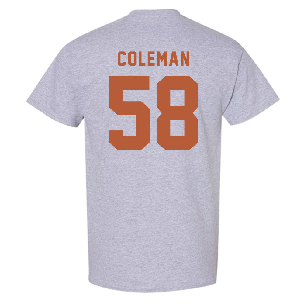 Texas - NCAA Football : Devin Coleman - Classic Shersey T-Shirt-1