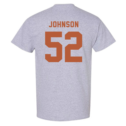 Texas - NCAA Football : James Johnson - Classic Shersey T-Shirt-1