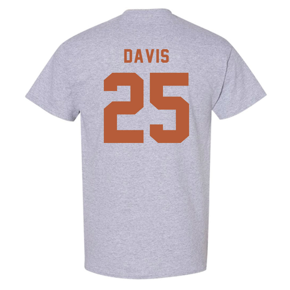 Texas - NCAA Football : Toray Davis - Classic Shersey T-Shirt-1