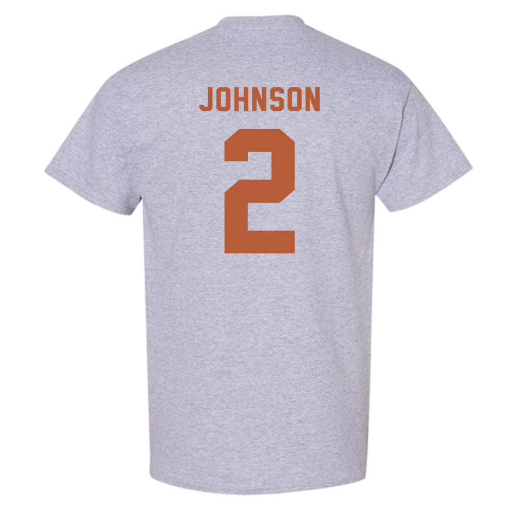 Texas - NCAA Men's Basketball : Isaiah Johnson - Classic Shersey T-Shirt-1