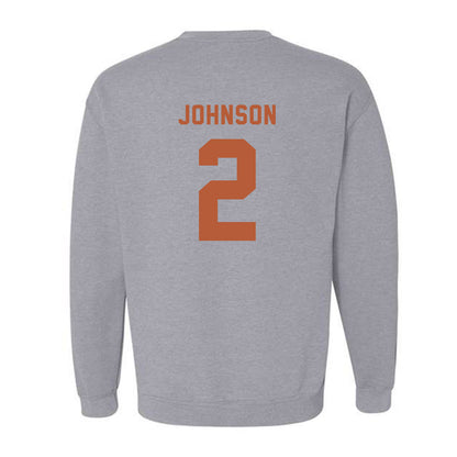 Texas - NCAA Men's Basketball : Isaiah Johnson - Classic Shersey Crewneck Sweatshirt-1