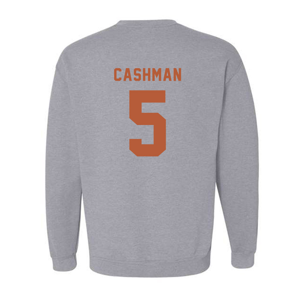 Texas - NCAA Women's Soccer : Ava Cashman - Classic Shersey Crewneck Sweatshirt-1