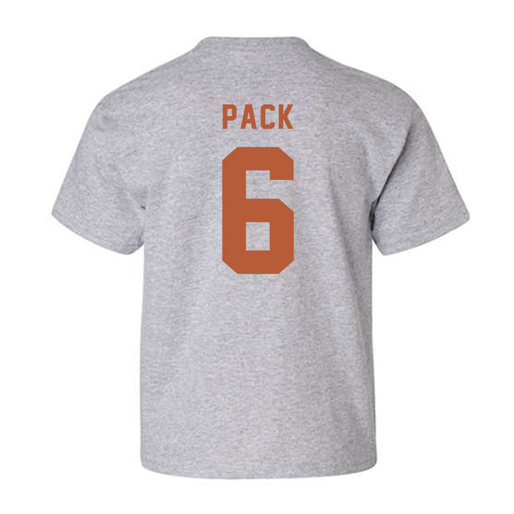 Texas - NCAA Baseball : Anthony Pack - Classic Shersey Youth T-Shirt-1
