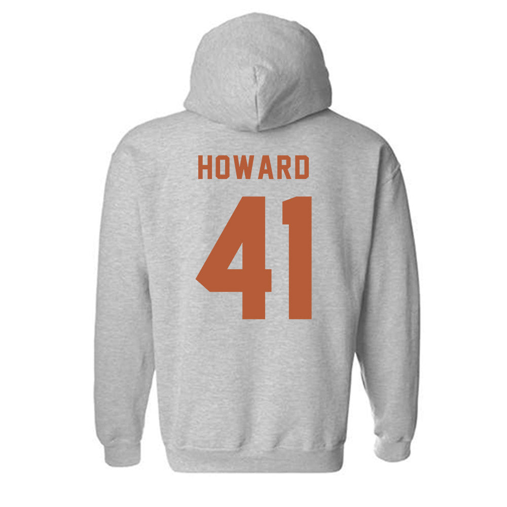 Texas - NCAA Baseball : Cody Howard - Classic Shersey Hooded Sweatshirt-1