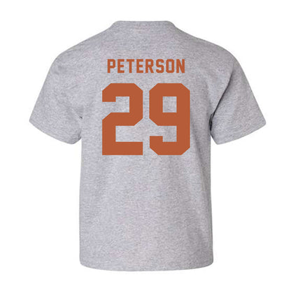 Texas - NCAA Baseball : Blake Peterson - Classic Shersey Youth T-Shirt-1