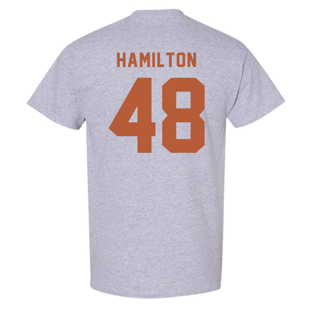 Texas - NCAA Baseball : Hudson Hamilton - Classic Shersey T-Shirt-1