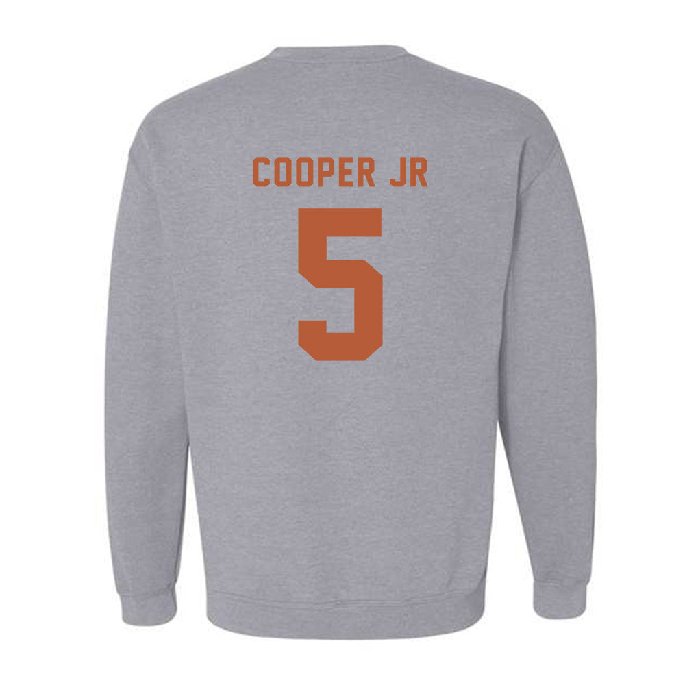 Texas - NCAA Football : Derrek Cooper jr - Classic Shersey Crewneck Sweatshirt-1