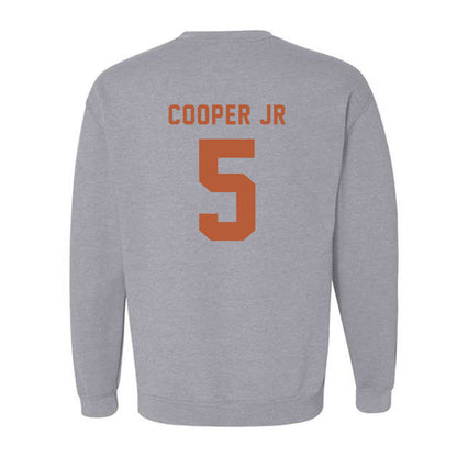 Texas - NCAA Football : Derrek Cooper jr - Classic Shersey Crewneck Sweatshirt-1