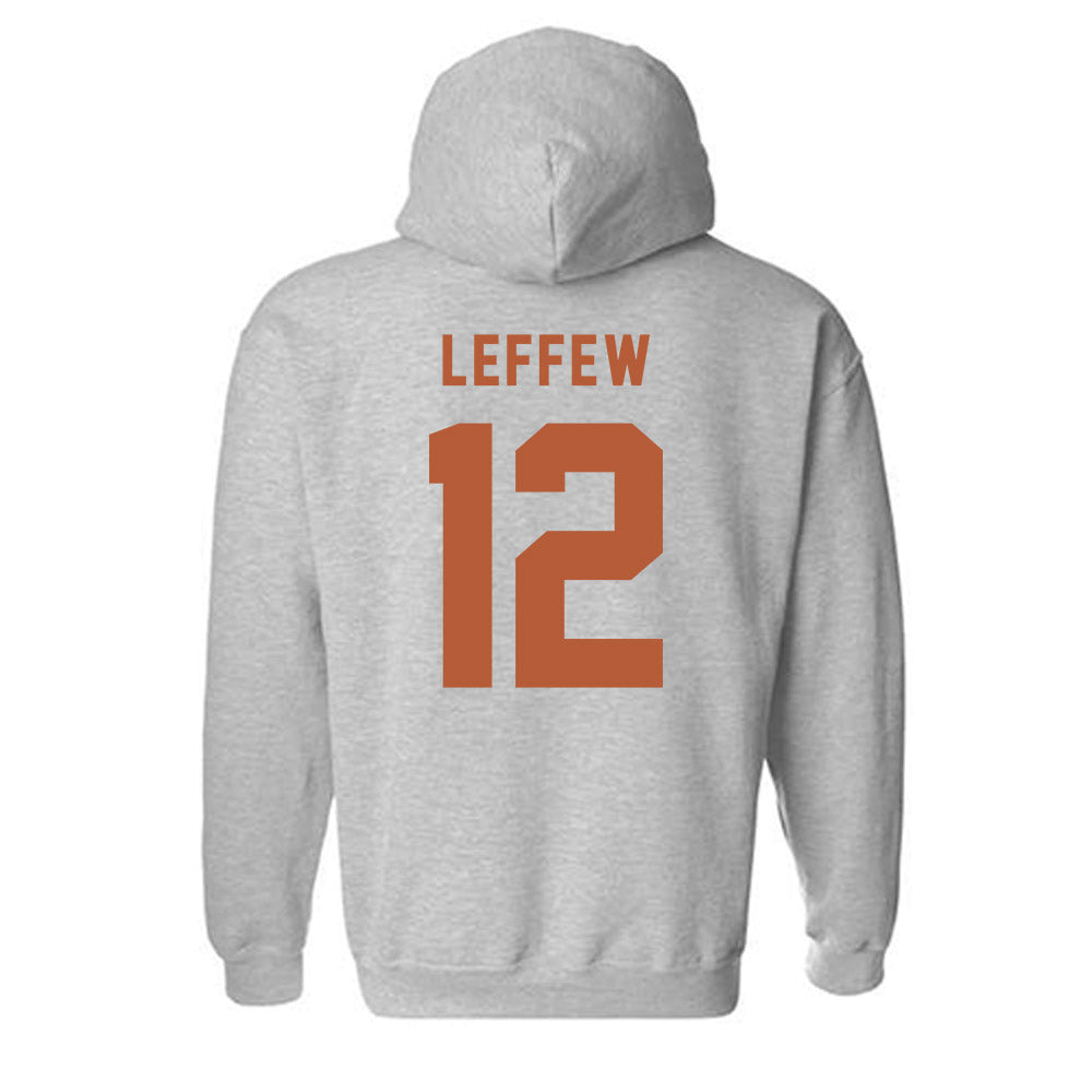 Texas - NCAA Baseball : Haiden Leffew - Classic Shersey Hooded Sweatshirt-1