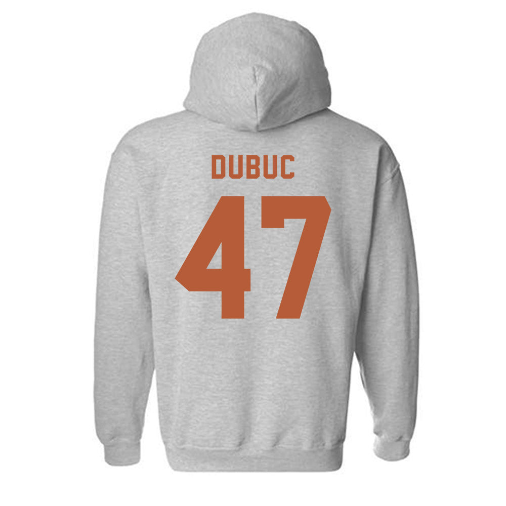 Texas - NCAA Football : Trey Dubuc - Classic Shersey Hooded Sweatshirt-1
