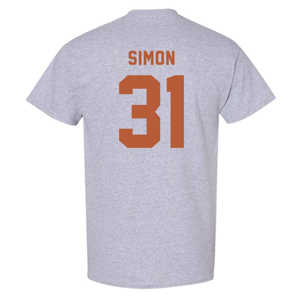 Texas - NCAA Football : James Simon - Classic Shersey T-Shirt-1