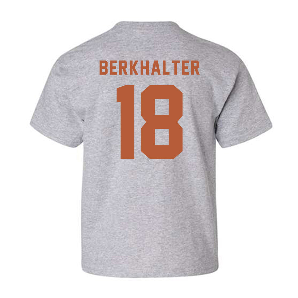 Texas - NCAA Football : Sterling Berkhalter - Classic Shersey Youth T-Shirt-1
