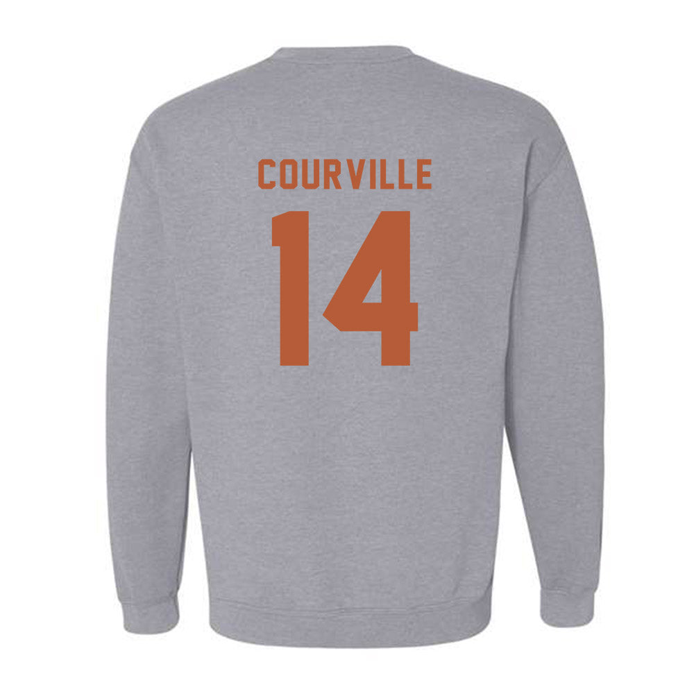 Texas - NCAA Baseball : Presley Courville - Classic Shersey Crewneck Sweatshirt-1