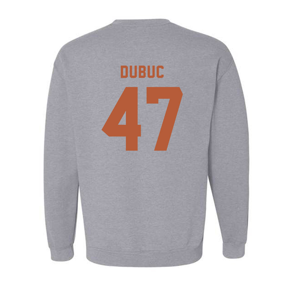Texas - NCAA Football : Trey Dubuc - Classic Shersey Crewneck Sweatshirt-1