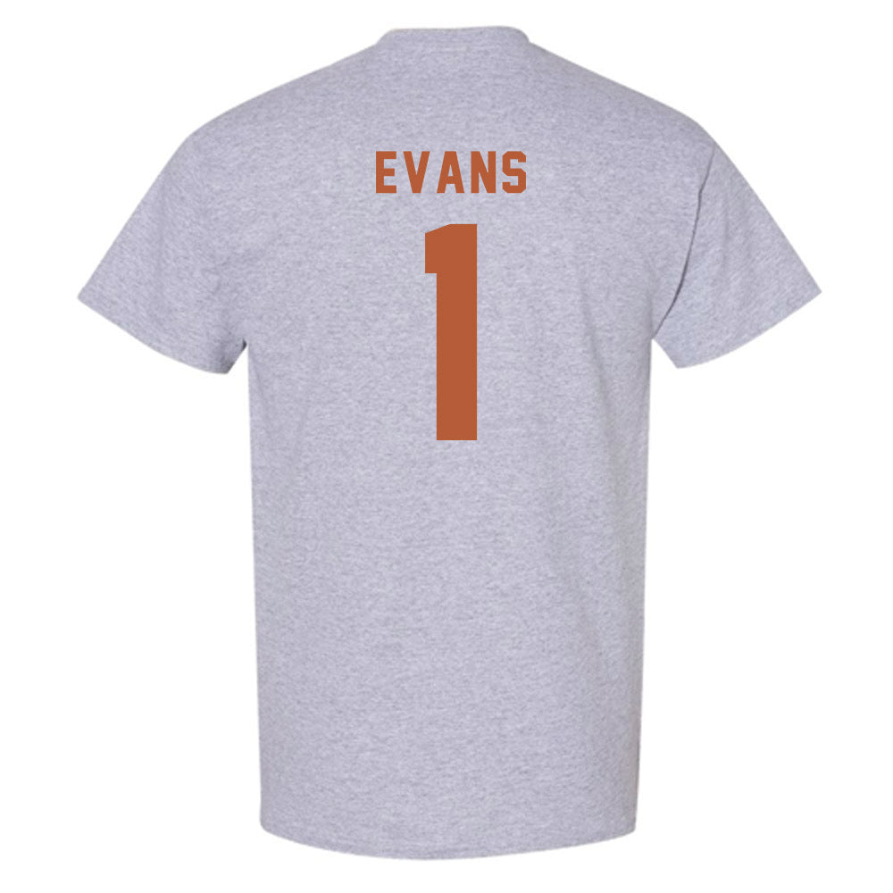 Texas - NCAA Men's Basketball : Amari Evans - Classic Shersey T-Shirt-1