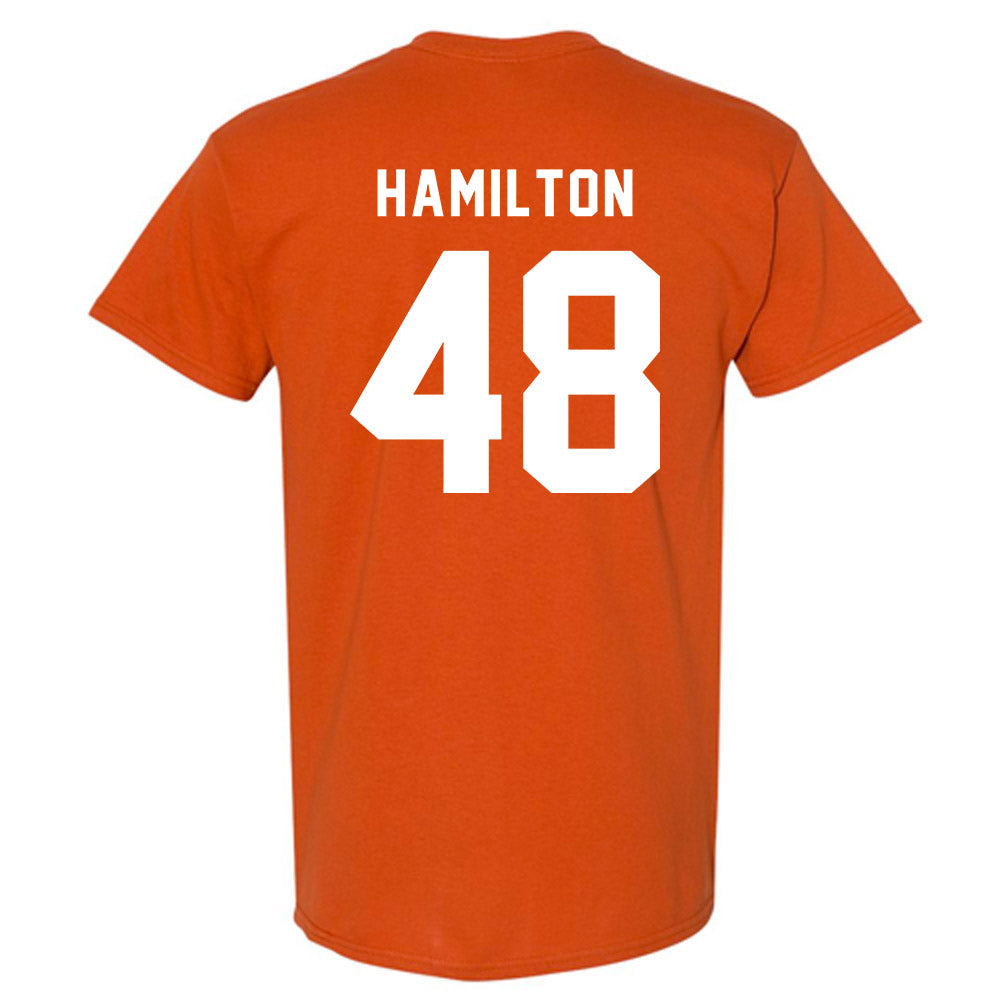 Texas - NCAA Baseball : Hudson Hamilton - T-Shirt-1