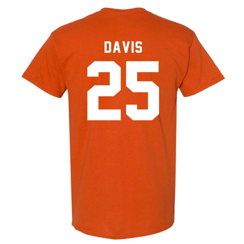 Texas - NCAA Football : Toray Davis - Classic Shersey T-Shirt-1