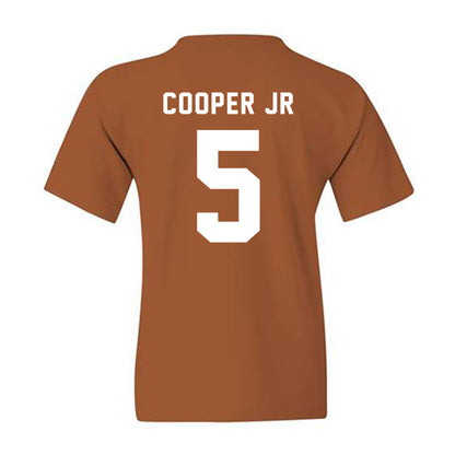 Texas - NCAA Football : Derrek Cooper jr - Classic Shersey Youth T-Shirt-1