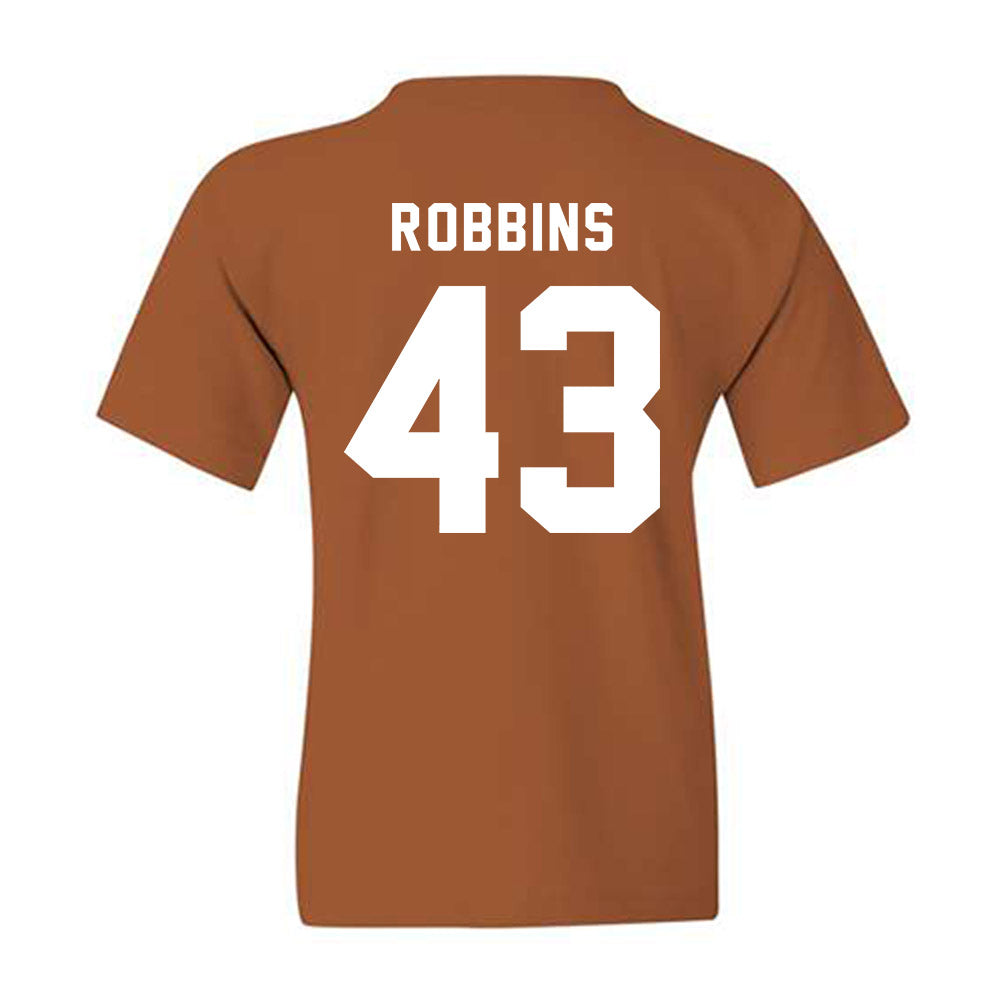 Texas - NCAA Baseball : Aiden Robbins - Youth T-Shirt-1