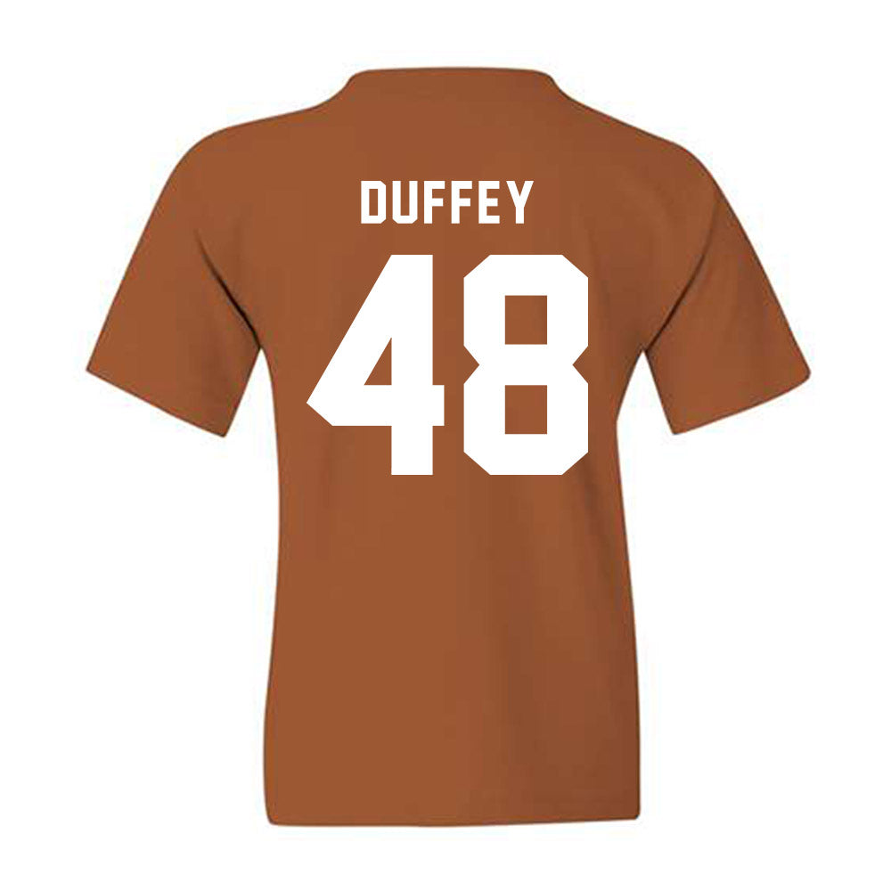 Texas - NCAA Football : Jackson Duffey - Youth T-Shirt-1