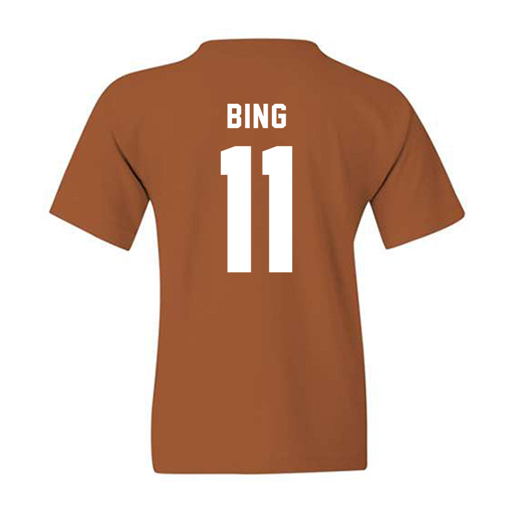 Texas - NCAA Baseball : Kade Bing - Youth T-Shirt-1