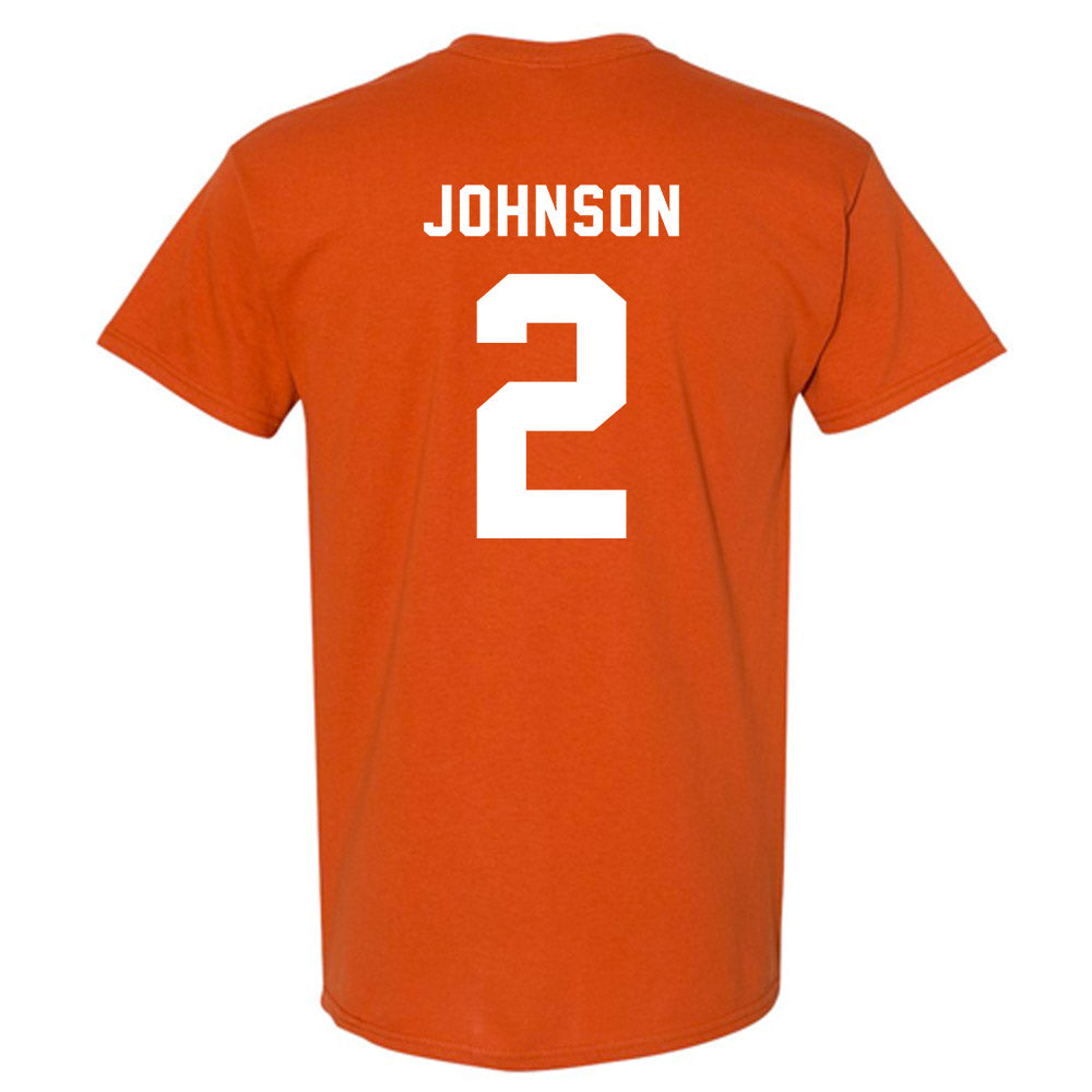 Texas - NCAA Men's Basketball : Isaiah Johnson - Classic Shersey T-Shirt-1