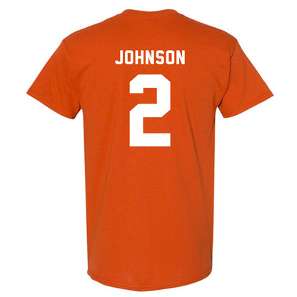 Texas - NCAA Men's Basketball : Isaiah Johnson - Classic Shersey T-Shirt-1