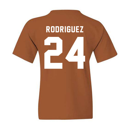 Texas - NCAA Baseball : Adrian Rodriguez - Youth T-Shirt-1