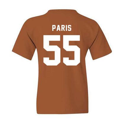Texas - NCAA Baseball : Jack Paris - Youth T-Shirt-1