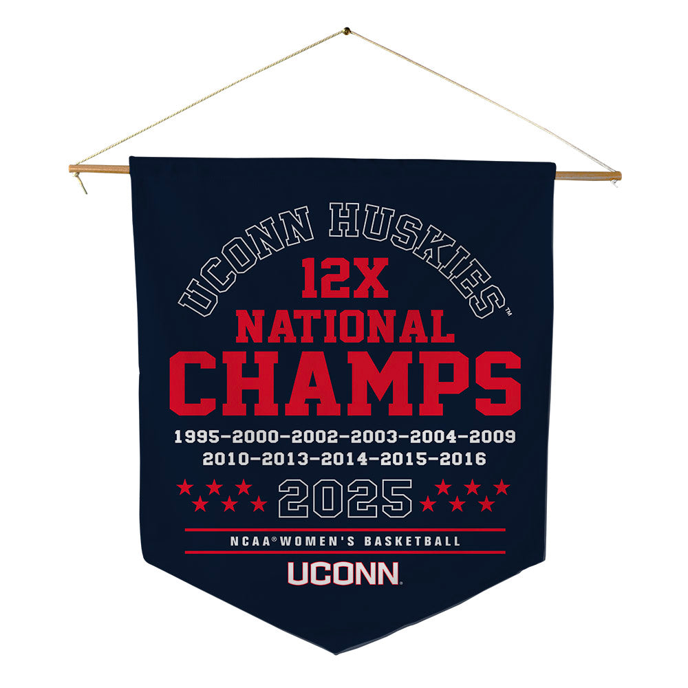 UConn - NCAA Women's Basketball : - Pennant - 18" x 21"-0