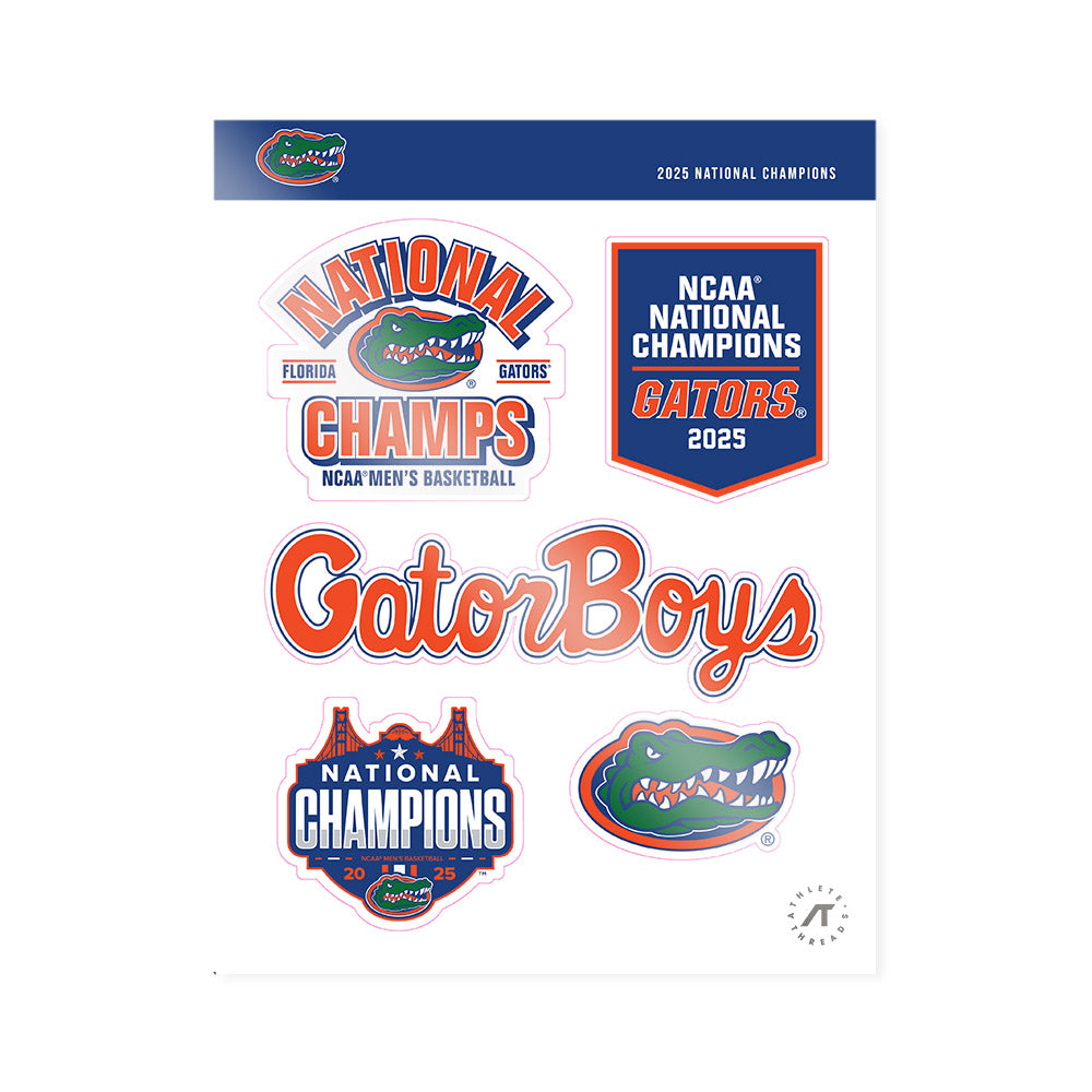Florida - NCAA Men's Basketball : - Sticker Sheet-0