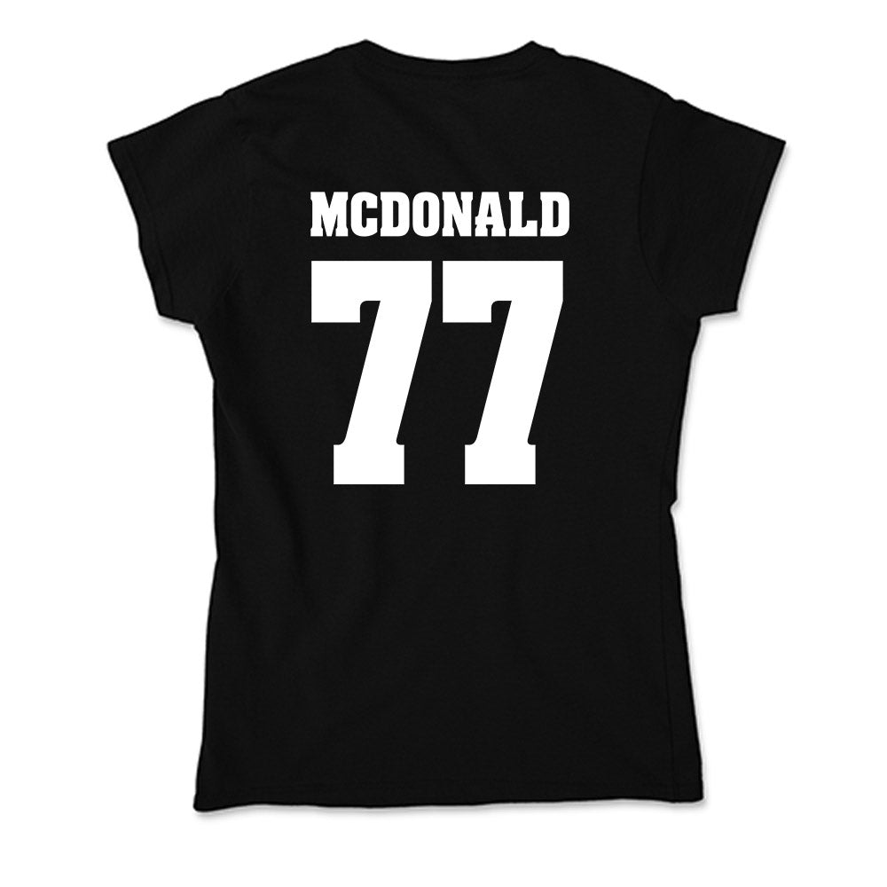 Wisconsin - NCAA Football : Will McDonald - Classic Shersey Soft Style Women’s T-Shirt-1