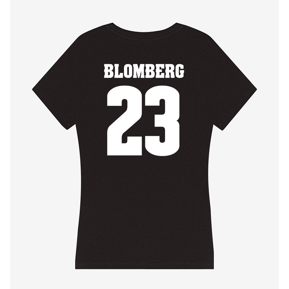 Wisconsin - NCAA Softball : Hilary Blomberg - Classic Shersey Women's V-Neck T-Shirt-1