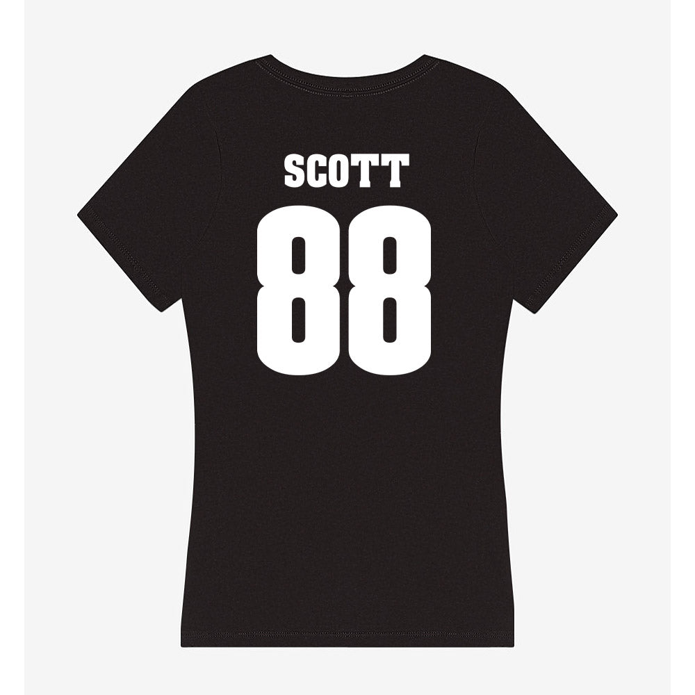 Wisconsin - NCAA Women's Volleyball : Kymora Scott - Classic Shersey Women's V-Neck T-Shirt-1