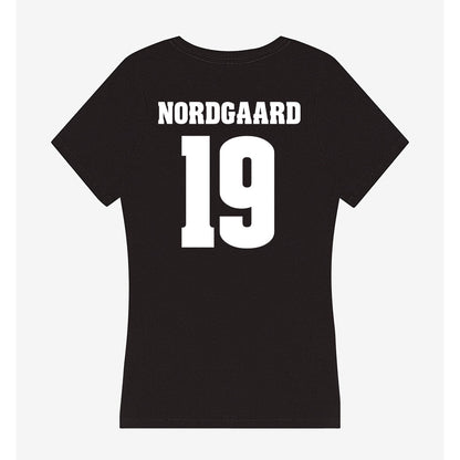 Wisconsin - NCAA Football : Langdon Nordgaard - Classic Shersey Women's V-Neck T-Shirt-1