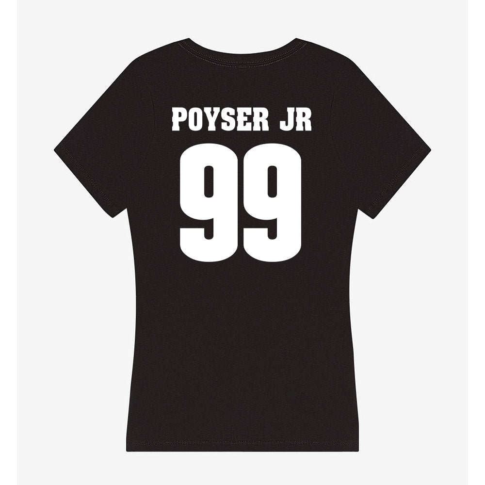Wisconsin - NCAA Football : Jermaine Poyser Jr - Classic Shersey Women's V-Neck T-Shirt-1