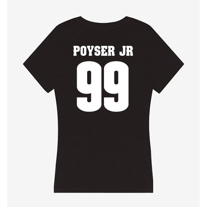 Wisconsin - NCAA Football : Jermaine Poyser Jr - Classic Shersey Women's V-Neck T-Shirt-1