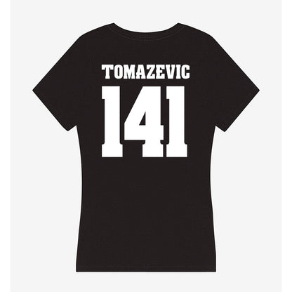 Wisconsin - NCAA Wrestling : Peter Tomazevic - Classic Shersey Women's V-Neck T-Shirt-1