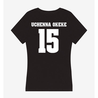 Wisconsin - NCAA Women's Basketball : Gift Uchenna Okeke - Classic Shersey Women's V-Neck T-Shirt-1