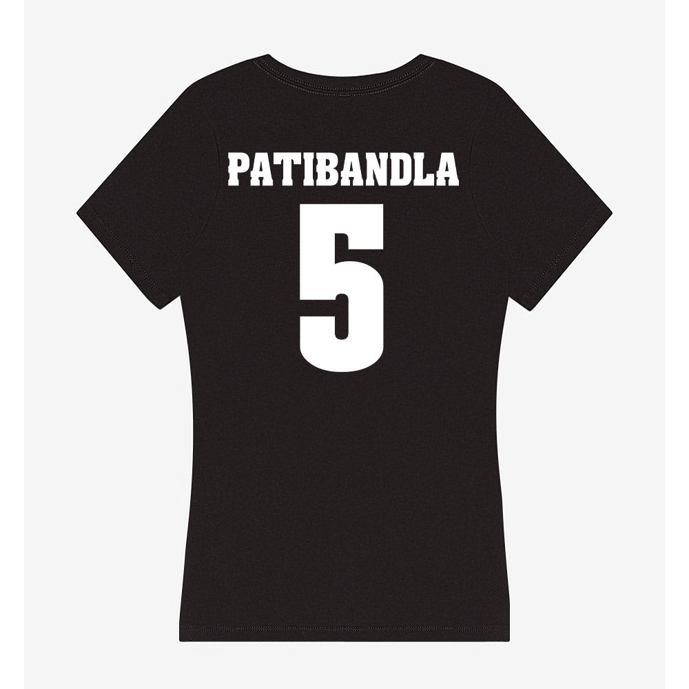 Wisconsin - NCAA Women's Basketball : Leena Patibandla - Classic Shersey Women's V-Neck T-Shirt-1
